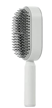 LuxeGlow™ Self Cleaning Hair Brush For Women