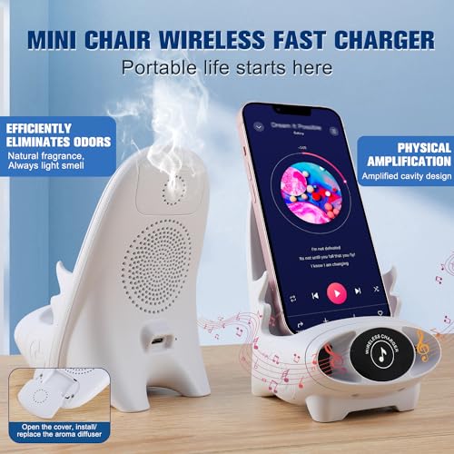 Mini Chair Wireless Fast Charger Multifunctional Phone Holder